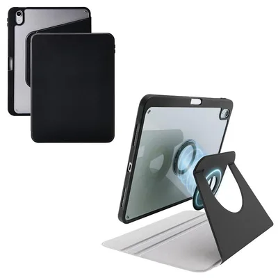 【新品】 エレコム iPad A16 第11世代 11インチ 2025年 10.9インチ 第10世代 (2022) ケース カバー 360度回転 縦置き 横置き マグネット着脱式 ペン収納 フラップ付き ブラック TB-A25RMG360BKN 0