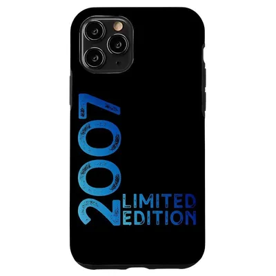 【新品】 限定版 ヴィンテージ 2007 面白い 18歳の誕生日 18歳 スマホケース iPhone 11 Pro 用