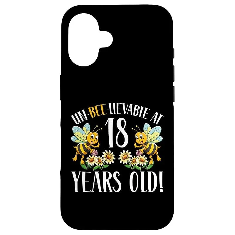 【新品】 18歳の誕生日 蜂 18歳 蜂好き スマホケース iPhone 16 用