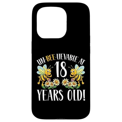 【新品】 18歳の誕生日 蜂 18歳 蜂好き スマホケース iPhone 15 Pro 用 0