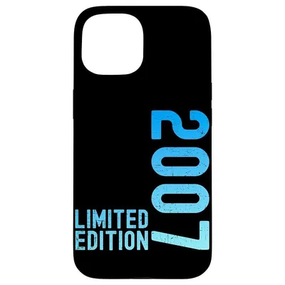 【新品】 限定版 ヴィンテージ 2007 面白い 18歳の誕生日 18歳 スマホケース iPhone 15 用