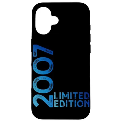 【新品】 限定版 ヴィンテージ 2007 面白い 18歳の誕生日 18歳 スマホケース iPhone 16 用