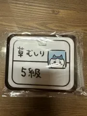 ちいかわ ちいかわ 제초 5級 資格証 (ハチワレ)