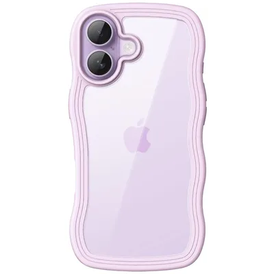 JETech iPhone 17用 ウェーブケース (パープル)
