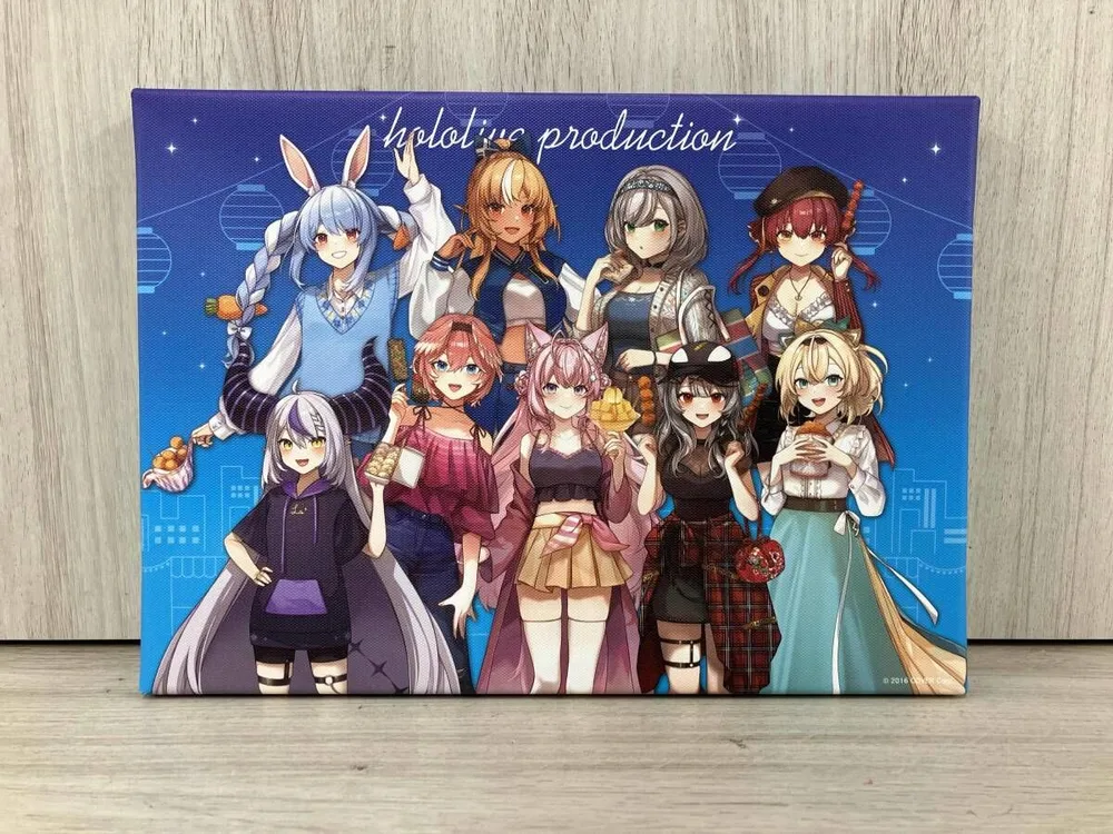 ホロライブ FANFANS CAFÉ コラボ キャンパスパネル