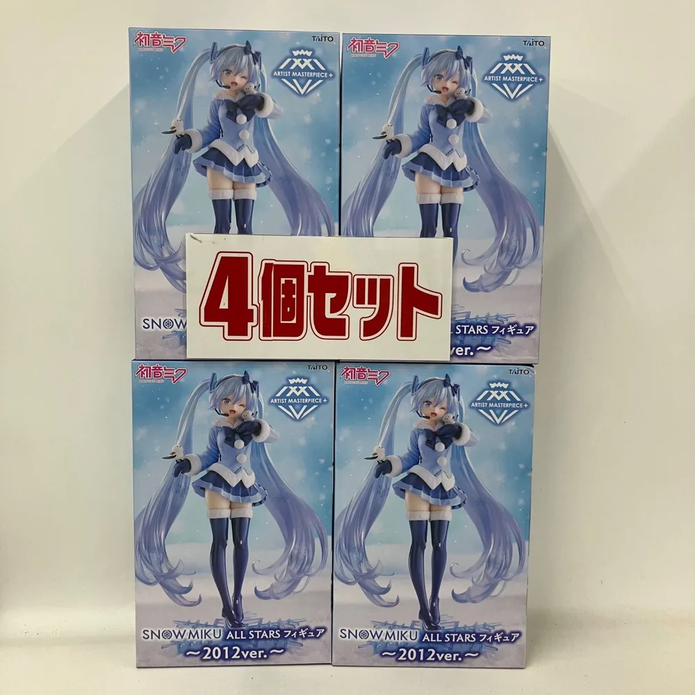 未開封 初音ミク 雪ミク フィギュア 2012 4個セット LFK395 f107