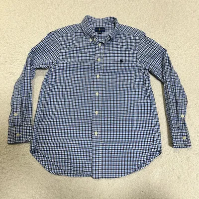 ポロ ラルフローレン チェック シャツ m 10-12