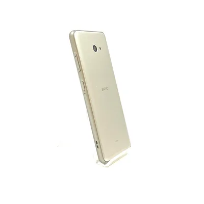 【全額返金保証】【最速発送】京セラ BASIO 4 32GB シャンパンゴールド au KYV47 白ロム 動作確認済