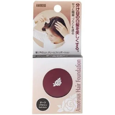 アモロス ヘアファンデーション A ダークブラウン