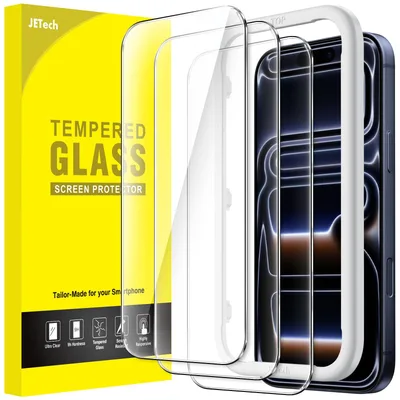 JETech iPhone 18 Pro/17 Pro用 液晶保護フィルム 3枚セット