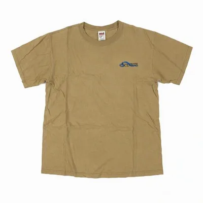 anvil アンビル ベージュ バックプリントTシャツ L