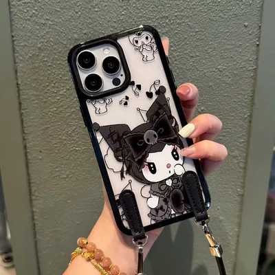 クロミ ストラップ付き スマホケース 普段使い