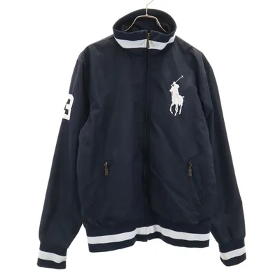 Polo by Ralph Lauren ポロバイラルフローレン ジップジャケット M ネイビー メンズ 古着