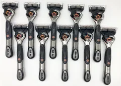 【新品未使用】10本セット Gillette ジレット プログライド 5+1 電動 ホルダー 本体 刃1本体装着済み カミソリ