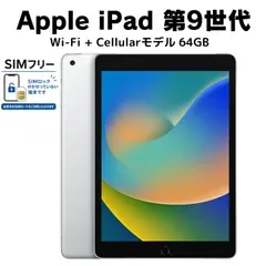 極美品 電池100% SIMフリー iPad 第9世代 64GB シルバー Apple iPad9