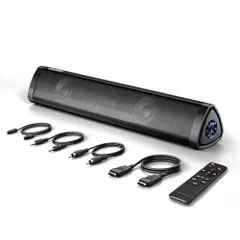 DESOBRY サウンドバー テレビ用 Bluetooth対応 ホームシアター 3EQモード HDMI(ARC)/AUX/光デジタル/USB対応★m cf9ddd84