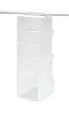 ☆新品☆東和産業 収納ラック MSC 吊るして収納6段 クローゼット ホワイト 衣類・小物用 85695 456abcac