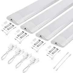 ☆新品☆MAGOKORO LED蛍光灯 器具一体型 40w形 LED ベースライト120cm キッチン用ライト 36w消費電力 一体直管ランプ 8畳 明るい 薄型蛍光灯 エコ軽量 省エネ 簡単接続可能 天井直付型 天井照明 昼光色 6000K bf4254b2