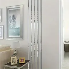 【選べる3色】アクリル製ミラーステッカー 10枚セット 自己粘着式 壁 decor ウォールステッカー 賃貸OK 取り外し可能 鏡面効果 DIY インテリア装飾【ゴールド】