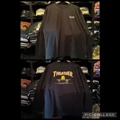 THRASHER/スラッシャー アソート アートワークデザイン ロングスリーブTシャツ メンズ レディース BLACK XLサイズ ¥5390 + 送料¥750