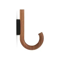 HOOK Hanger Walnut Black ウォールフック ブラウン