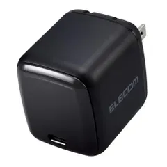 ☆新品☆エレコム 充電器 65W USB PD対応 小型 Type-C 1ポート PPS対応 GaN II採用 PSE認証 ブラック 【iPhone 16 15 iPad Macbook 等対応】 EC-AC8565BK 24ced0c1
