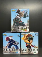 開封品セット 僕のヒーローアカデミア 緑谷出久 爆豪勝己 轟焦凍 フィギュア 爆豪勝己フィギュア 轟焦凍フィギュア