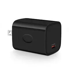 Hootek 急速充電器 iPhone 45W USB-C 充電器 Type-C ACアダプター USB コンセント GaN採用 PD3.0対応 全黒 | PSE認証 タイプC アダプター 電源 Cタイプ コンセント iPhone17/16、GalaxySas