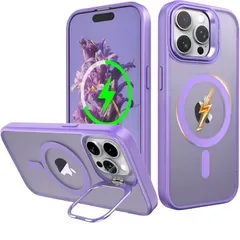 【純正MagSafe対応・スタンド機能 】iPhone 13promax 用 ケース Magsafe対応 ワイヤレス充電 隠しスタンド