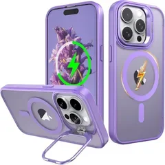 【純正MagSafe対応・スタンド機能 】iPhone 14promax 用 ケース Magsafe対応 ワイヤレス充電 隠しスタンド