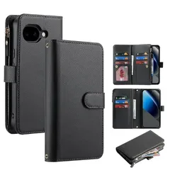 for 用の Google Pixel 9A ケース 手帳型 財布型 携帯カバー SunYoo ブラック