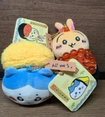 ちいかわ お寿司 ぬいぐるみ キーホルダー グッズ 2種 まとめ (うさぎ ハチワレ)