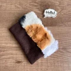 No.105 もふもふカイロケース*使い捨てカイロ*三毛猫