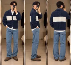 BROOKS BROTHERS ブルックス・ブラザーズ ケーブルニット ショールカラーカーディガン
