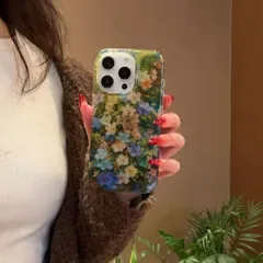 新品 iPhone16 ケース iPhone15 ケース iPhone14 ケース iPhone13 ケース かわいい キラキラ クリア ラメ 花 花柄 フラワー ボタニカル 韓国 iPhoneケース 可愛い 大人 mlpxl