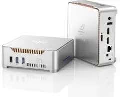NiPoGi ミニpc Intel N5030 12GB+256GB SSD (2TB拡大可能) Windows11 Pro 超軽量 小型pc mini pc 最大3.1Hz 4K 静音 高速熱放散 ミニパソコン USB3.2/HDMI 2.0×2 高速2.4