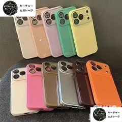 新品 清凉感ガラス レンズフィルム内蔵 大画面窓 全包みレンズ 耐衝撃 iPhoneケース保護ケース 10色選択可 iPhone17/iPhone17 Pro/iPhone17 Pro Max/16/15/14/13 多機種対応 ソフトケース