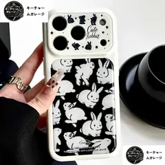 レジンうさぎ 保護ケース 二重構造耐 立体デザイン 全包み 耐衝撃 ソフトケース iPhone17/17pro/17pro max/16/15/14 多機種対応