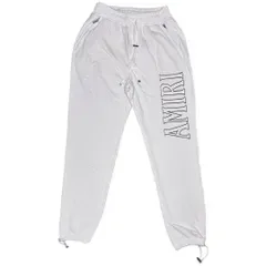 AMIRI アミリ Zoltar ロゴ SWEAT PANTS スウェットパンツ ホワイト