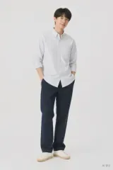 メンズ32/NIKE ネイビー COLOR コットンパンツ