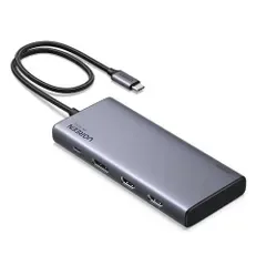 UGREEN Revodok USB-Cハブ ドッキングステーション 3画面出力 2HDMI +DP 4K60Hz 10Gbpsデータ転送100W充電 USB C& A高速データ転送|ノートPC/タブレット/スマホ対応|PD3.0|MacBo 57c8b35a