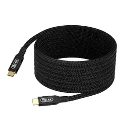 長いUSB-C ケーブル 3.0m、USB 3.2 Gen 2x2 規格 20Gbps 高速転送、Thunderbolt 3対応、Type-C 240W PD3.1超急速充電、4K@60Hz USB-C映像出力。スマートフォン、タブレット、ノ 4c4d5edc
