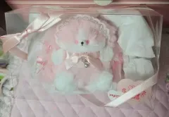 (完売大乱) 瞑瞑公開番組 サノク ハンドメイド 編み ぬいぐるみ ピンクリー リボンロップ