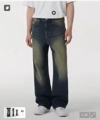 musinsa standard ビッグブラッシュ ワイド デニムパンツ