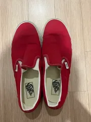 (265) VANS ヴァンズ スリッポン レッド