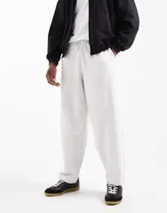 オンリーアンドサンズ メンズ ボトムス カジュアルパンツ パンツ スウェットパンツ ONLY SONS loose fit sweatpants in light Super lgm グレー