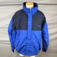 O-205【USA古着】Tri-Mountain トライマウンテン ナイロンジャケット フリース裏地 フルジップ スナップボタン 企業刺繍 aggreko GREAT LAKES XL