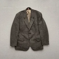 80s ~ 90s Vintage men's BIGI ヴィンテージ メンズ ビギ 千鳥 チェック ウール テーラード ジャケット サイズ M 81016 0005