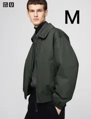 【美品】Uniqlo U パフテックショートブルゾン オリーブ Mサイズ 2025AW 即完売モデル
