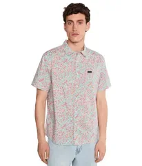 クイックシルバー メンズ トップス シャツ Quik silver Ditsy Daze Classic Short Sleeve Woven Blue Haze ブルー